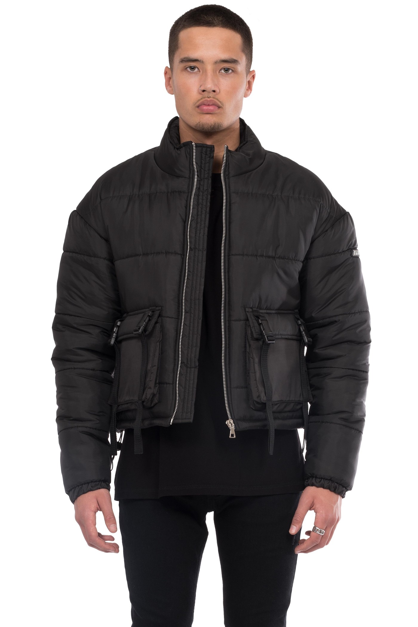 Puffa Jacket - Matte Black