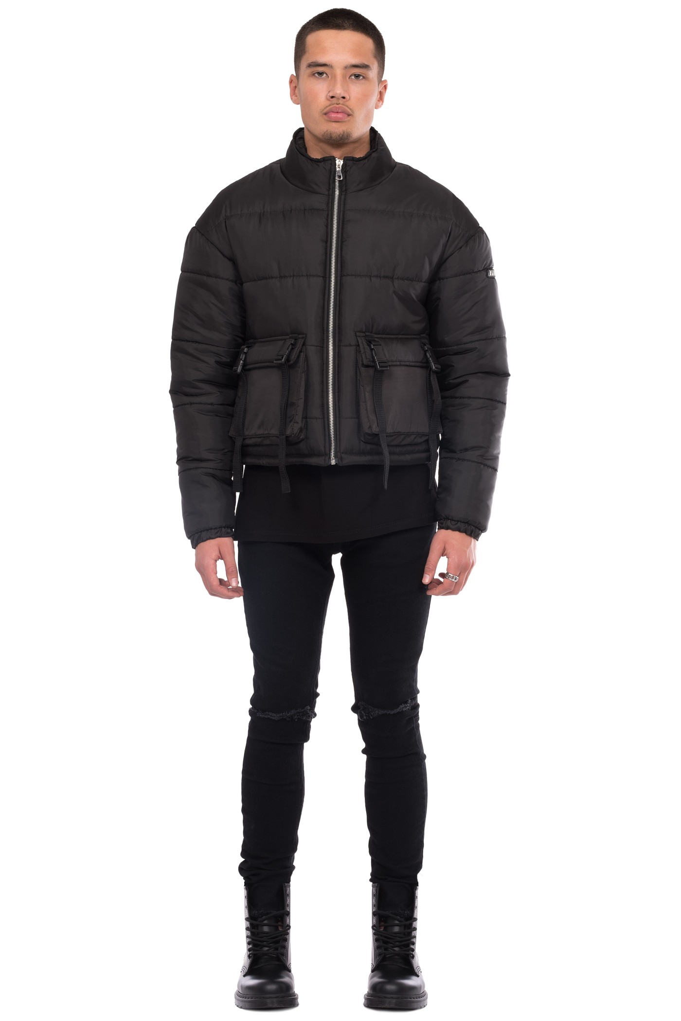 Puffa Jacket - Matte Black