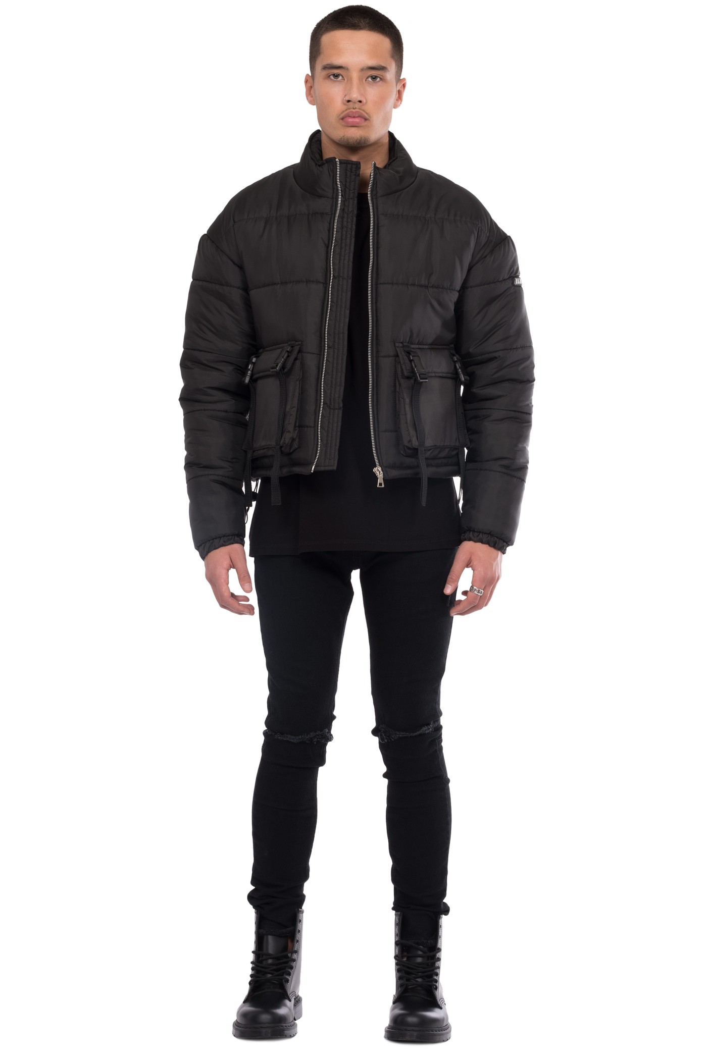 Puffa Jacket - Matte Black