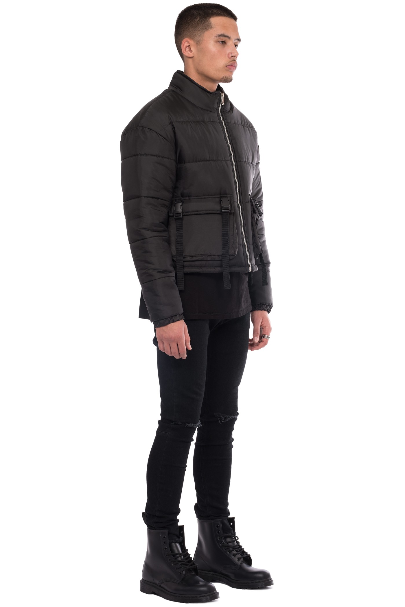 Puffa Jacket - Matte Black