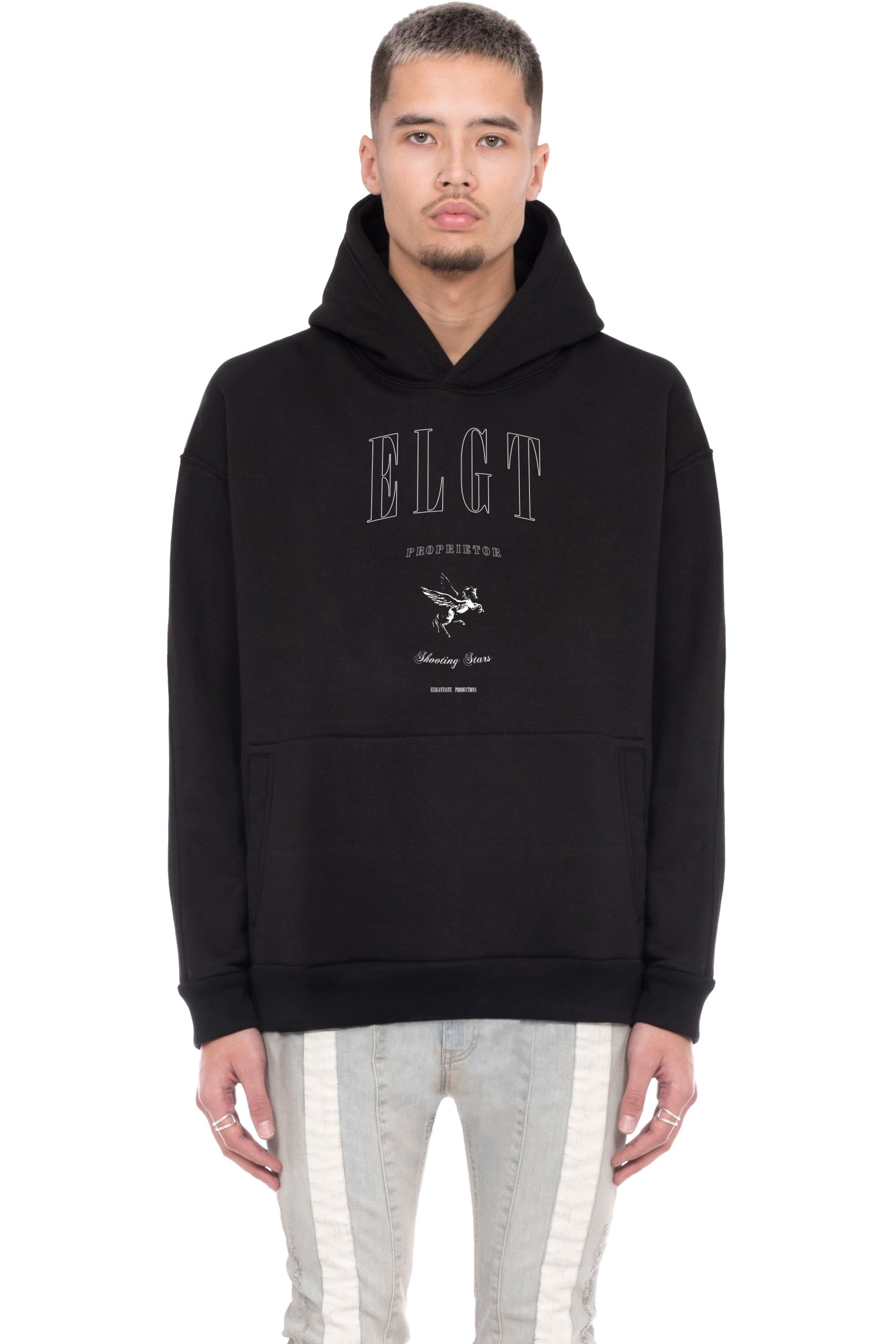 Shooting Stars Hoodie - Black