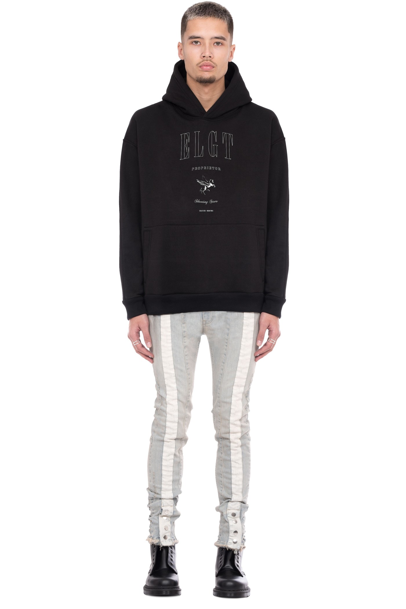 Shooting Stars Hoodie - Black